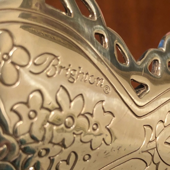 Brighton VANITY FAIR GARDEN HEART retired trinket dish - Picture 10 of 16